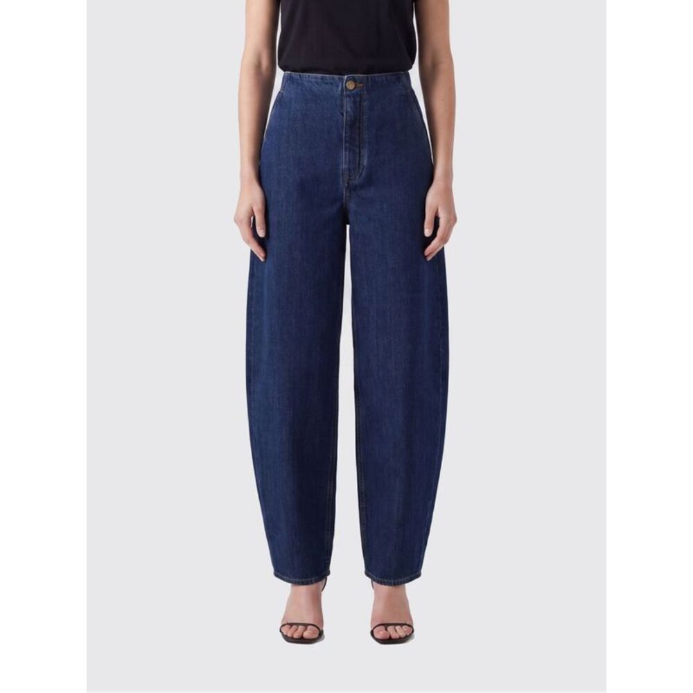 Jil Sander Women Jil Sander High-Waisted Baggy Jeans In Recycled Cotton Denim